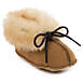 Minnetonka Baby Bootie Sheepskin and Suede Moccasin Slippers, alternative image