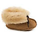 Minnetonka Baby Bootie Sheepskin and Suede Moccasin Slippers, alternative image