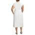 Women's Plus Size Linen Midi Dress, Back