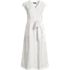 Women's Plus Size Linen Midi Dress, Front