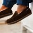 Minnetonka Women's Tempe Suede Slip On Moccasin Slippers, alternative image