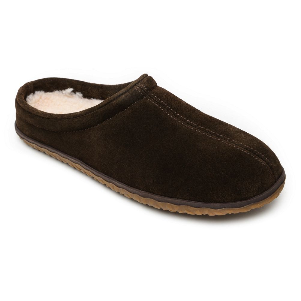 Minnetonka Men s Taylor Suede Clog Slippers Lands End