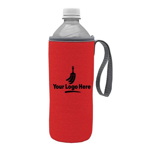 Custom Logo Water Bottle Caddy with Carry Strap