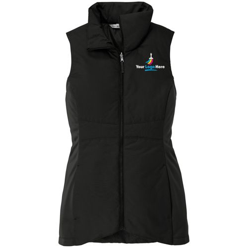 Women's Plus Size Marinac Fleece Vests, Custom Logo Fleece Vests