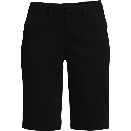 Womens Plus Size Black Shorts | Lands' End