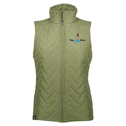 Women's Plus Size Marinac Fleece Vests, Custom Logo Fleece Vests