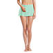 Women's Gingham Mini Swim Skirt Swim Bottoms, Front