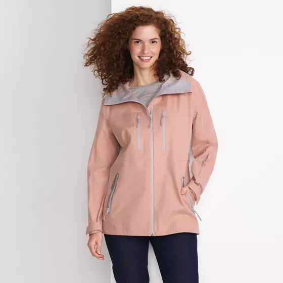 Women's Waterproof Shell Rain Jacket - primary