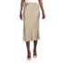 Women's Satin Bias Midi Skirt, Front
