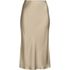 Women's Satin Bias Midi Skirt, Front