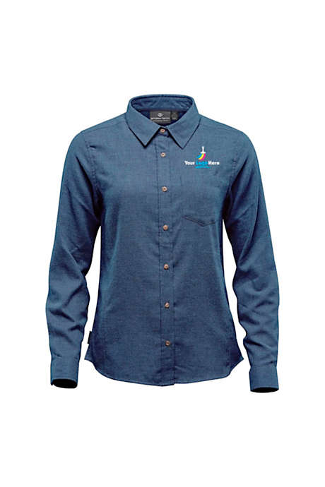 Stormtech Women's Regular Cambridge Custom Logo Long Sleeve Button Up Shirt