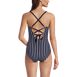 Women's Lace Up One Piece Swimsuit, Back