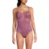 Women's Lace Up One Piece Swimsuit, Front