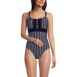 Women's Lace Up One Piece Swimsuit, Front