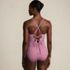 Women's Lace Up One Piece Swimsuit, Back