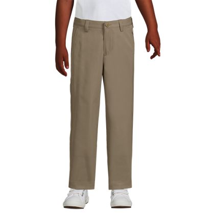 School Uniform Boys Husky Iron Knee Active Performance Chino Pants - image 4