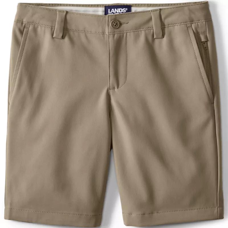 Girls Active Performance Chino Shorts, Front