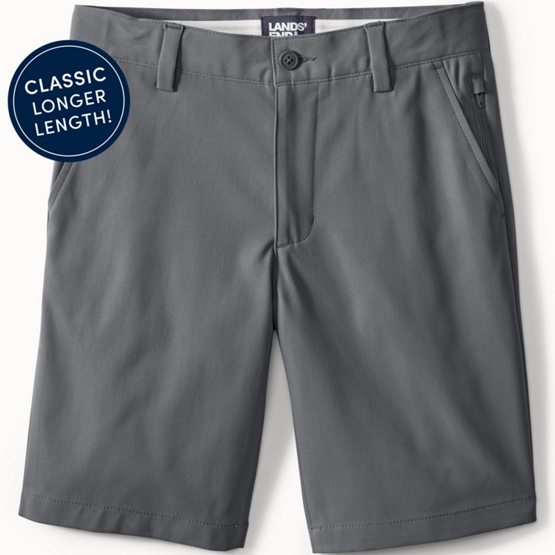 Boys Classic Active Performance Chino Shorts | Lands' End