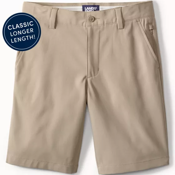 School Uniform Boys Classic Active Performance Chino Shorts - primary