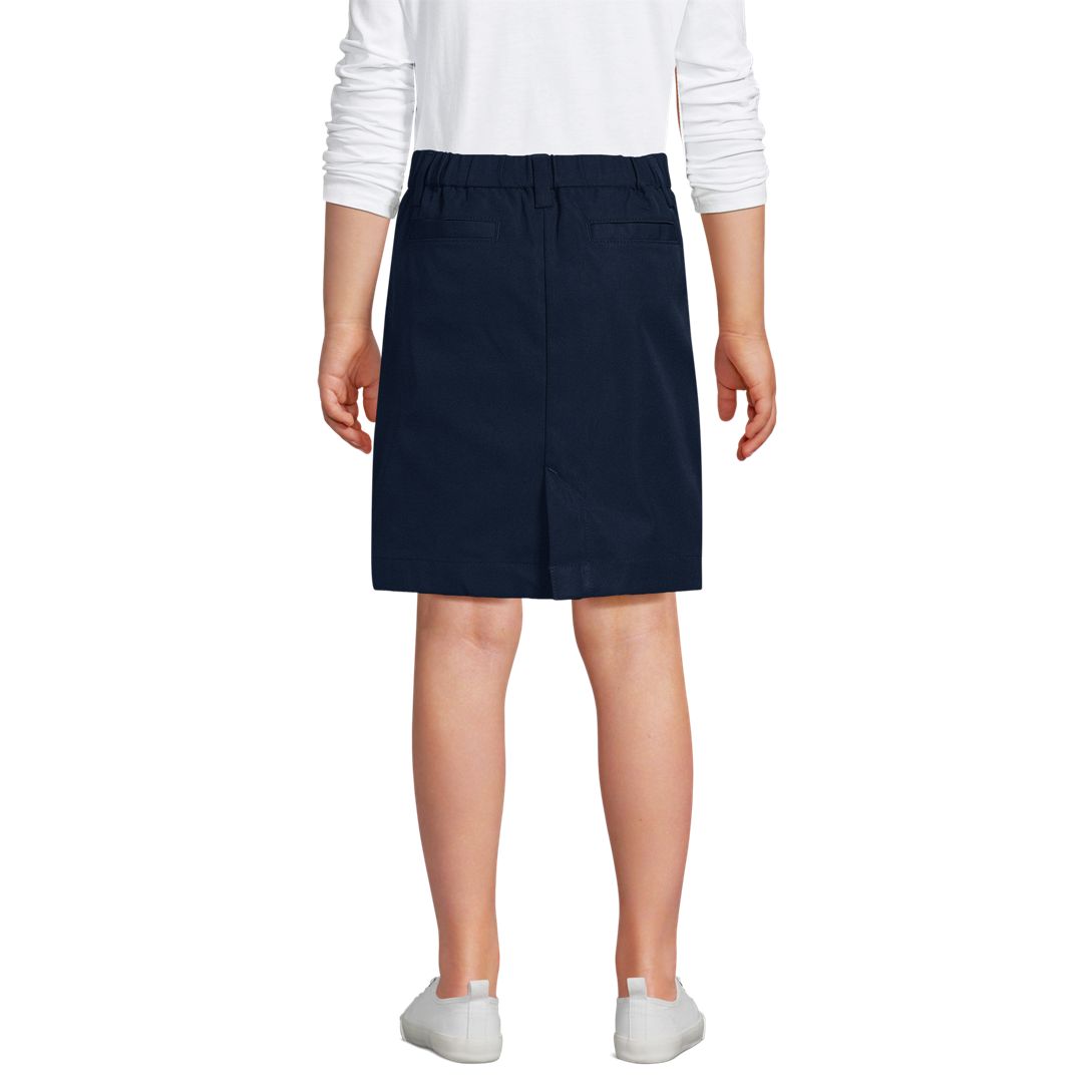 School Uniform Girls Active Performance Chino Skort Top of the Knee