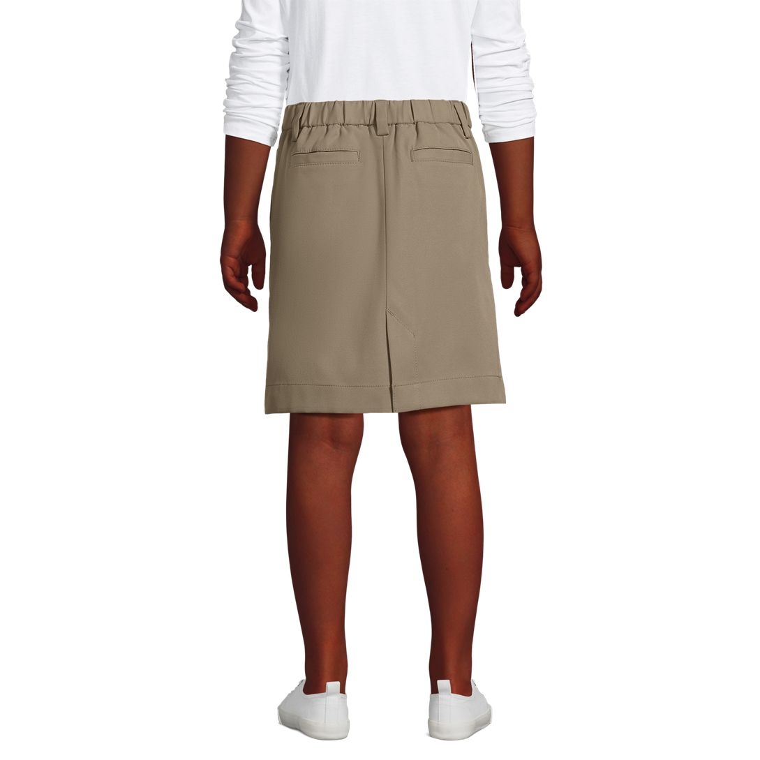 School Uniform Girls Active Performance Chino Skort Top of the Knee