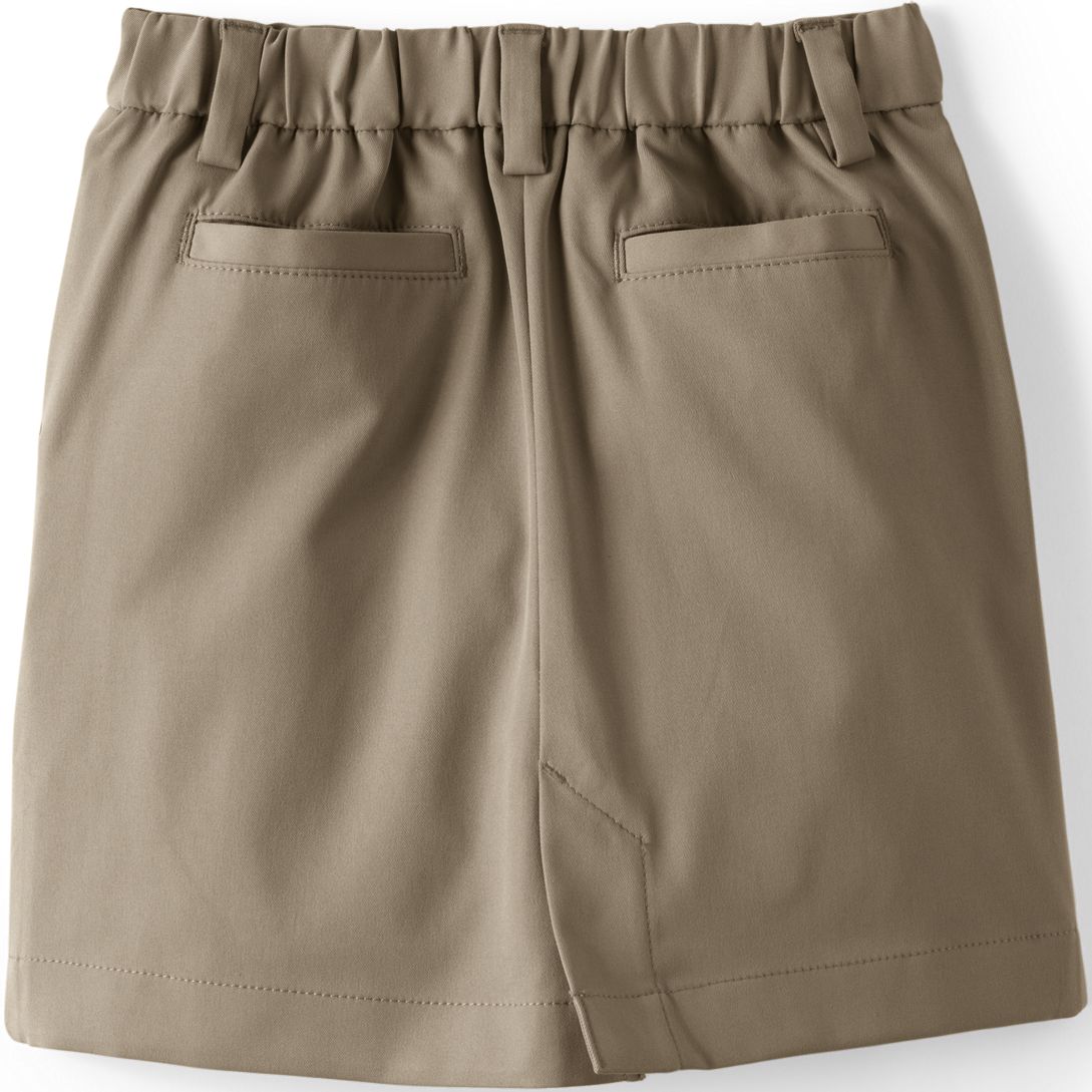 School Uniform Girls Active Performance Chino Skort Top of the Knee