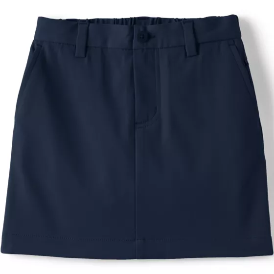 School Uniform Girls Active Performance Chino Skort Top of the Knee - primary