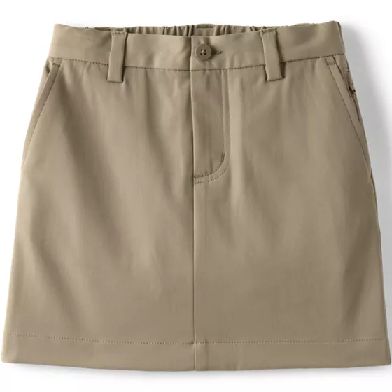 School Uniform Girls Active Performance Chino Skort Top of the Knee - primary