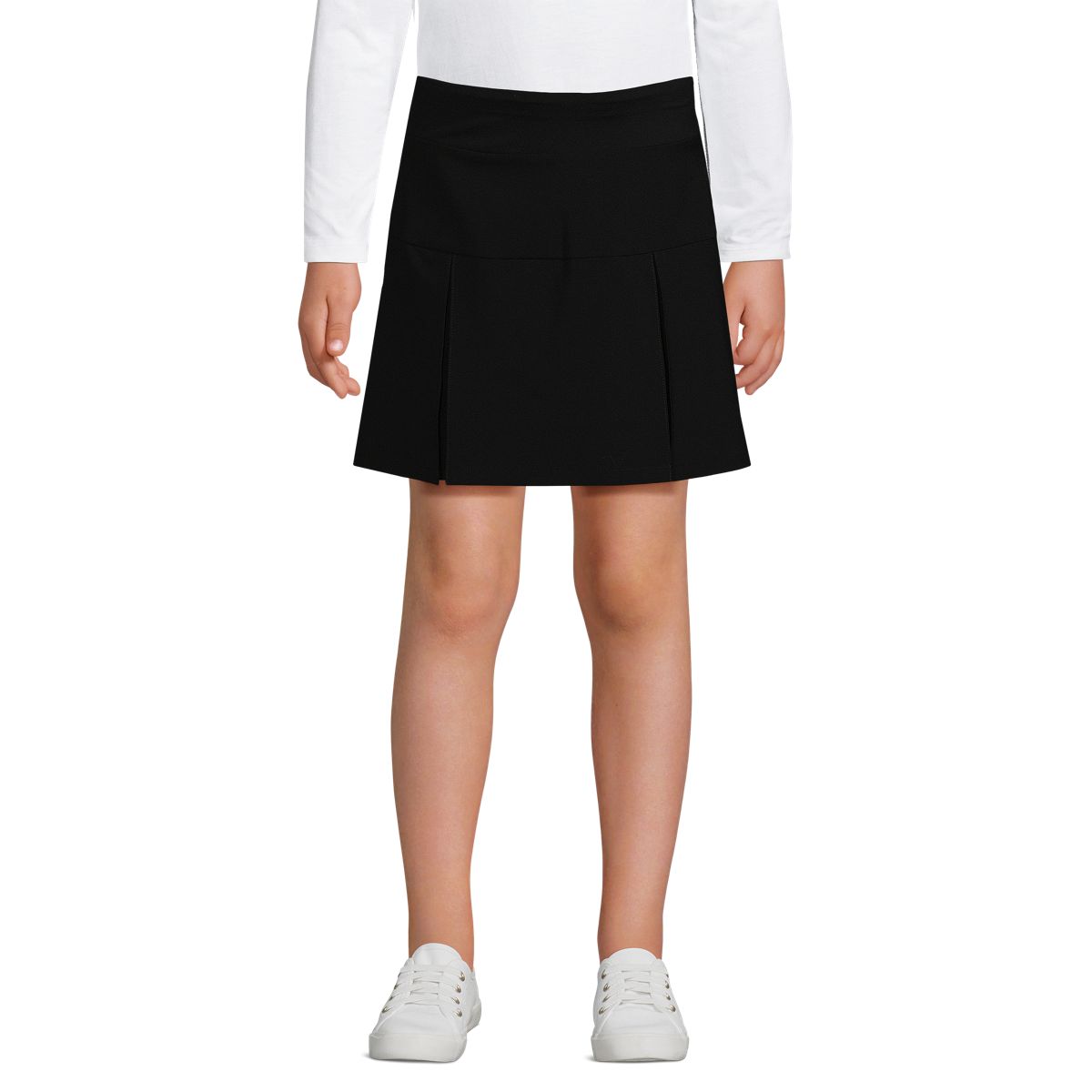 Girls Performance Pleated Skort Above the Knee