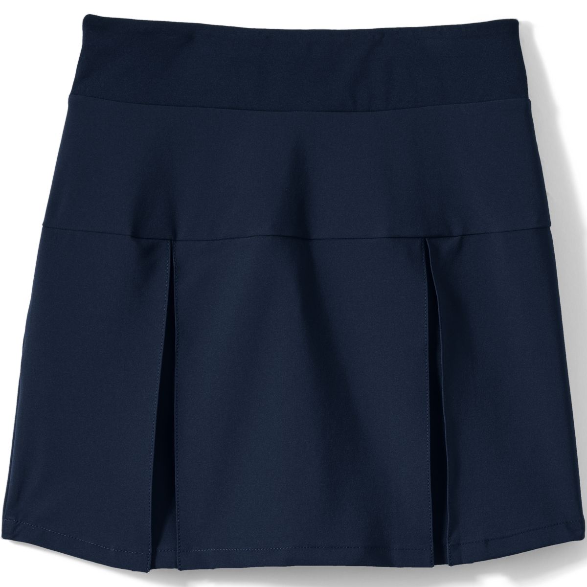 School Uniform Girls Performance Pleated Skort Above the Knee