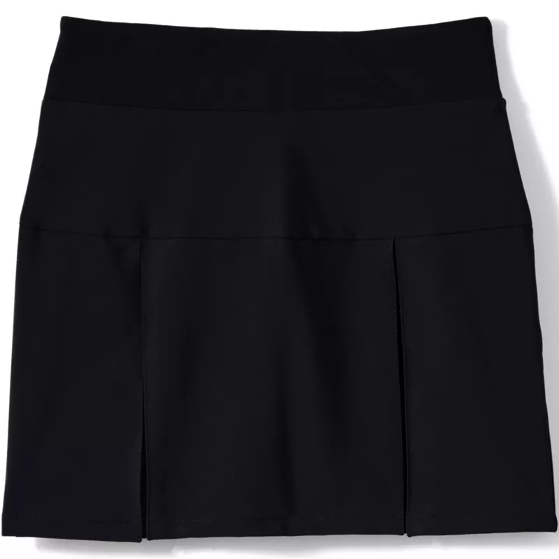 Girls Performance Pleated Skort Above the Knee, Front