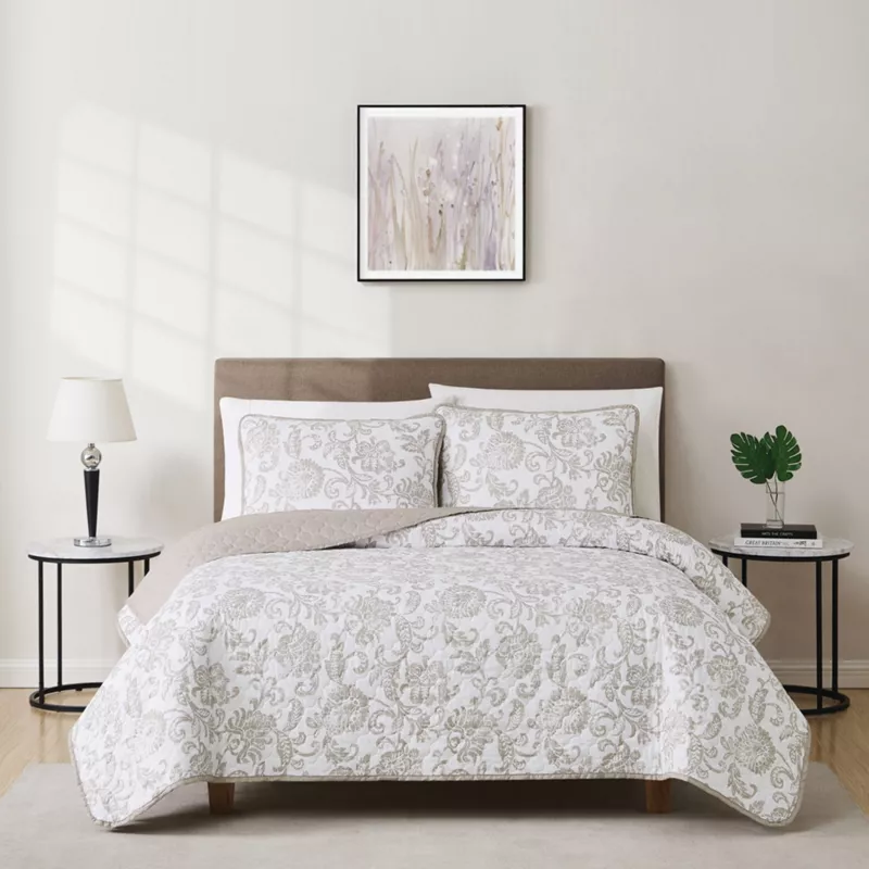 Cannon Sylvana Jacobean Quilt and Sham Set, alternative image