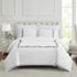 Charisma Cordelia Cotton Embroidered Duvet Cover and Sham Set, alternative image