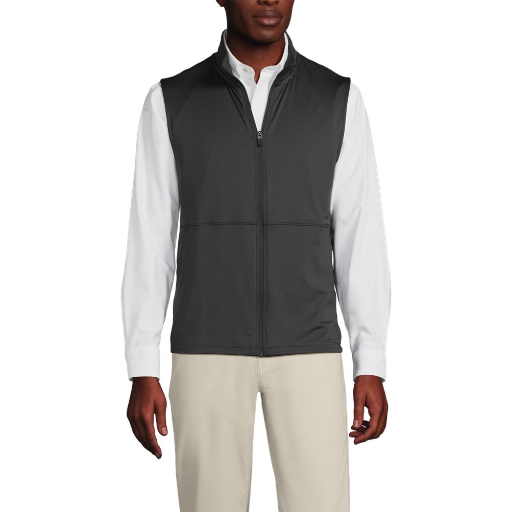 Unisex Rapid Dry Knit Zip Vest | Lands' End