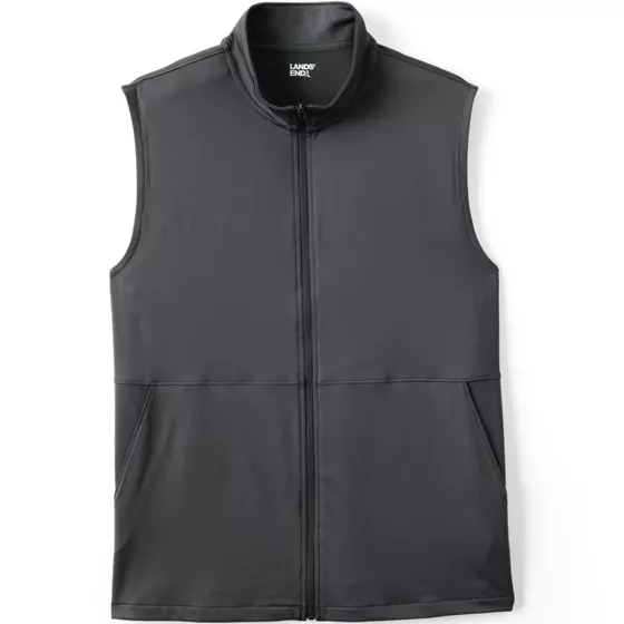Unisex Rapid Dry Knit Zip Vest - primary