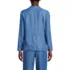 Women's Indigo TENCEL™ Fiber Relaxed Blazer, Back