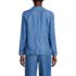 Women's Indigo TENCEL™ Fiber Relaxed Blazer, Back