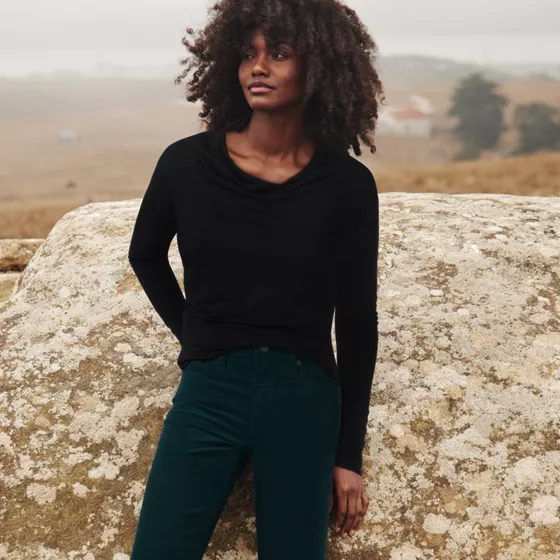Women's Hacci Knit Top - primary