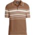 Men's Short Sleeve Stripe Sweater Polo, Front