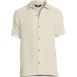 Men's Short Sleeve Gauze Camp Collar Shirt, Front