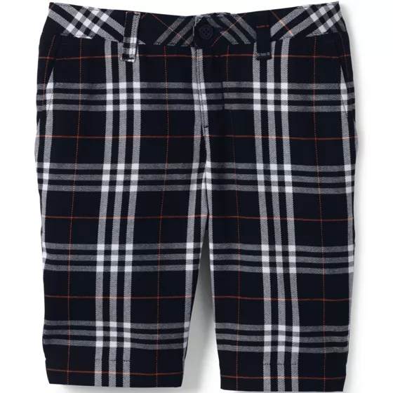 Girls Plaid Shorts - primary