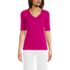 Women's Supima Cotton Henley T-Shirt, Front