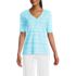 Women's Supima Cotton Henley T-Shirt, Front