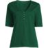 Women's Supima Cotton Henley T-Shirt, Front