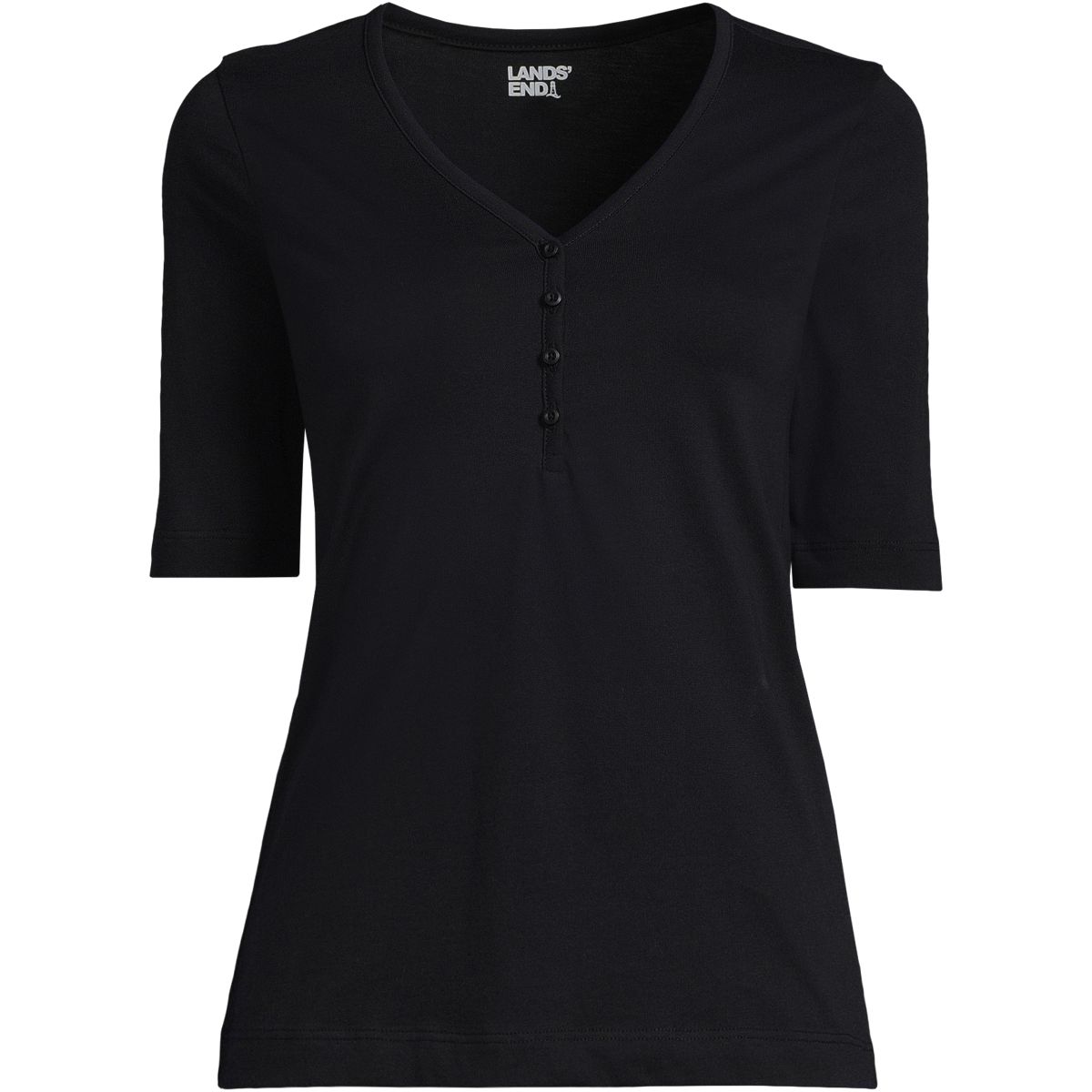 Women's Supima Cotton Henley T-Shirt