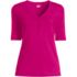 Women's Supima Cotton Henley T-Shirt, Front