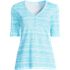 Women's Supima Cotton Henley T-Shirt, Front