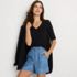 Women's Supima Cotton Henley T-Shirt, alternative image