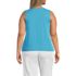 Women's Plus Size Lightweight Jersey Tank Top, Back