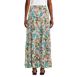 Women's Tiered Rayon Maxi Skirt, Back